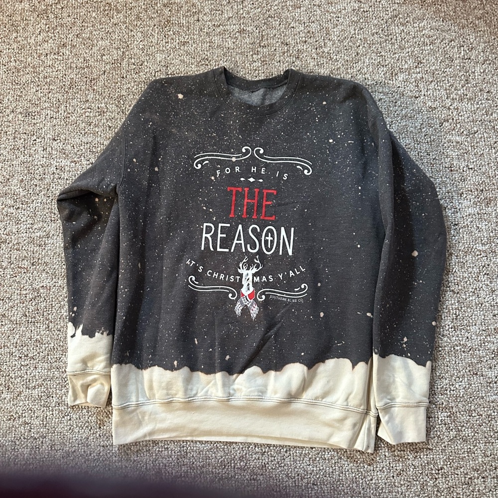 Black and Cream Christmas Sweatshirt